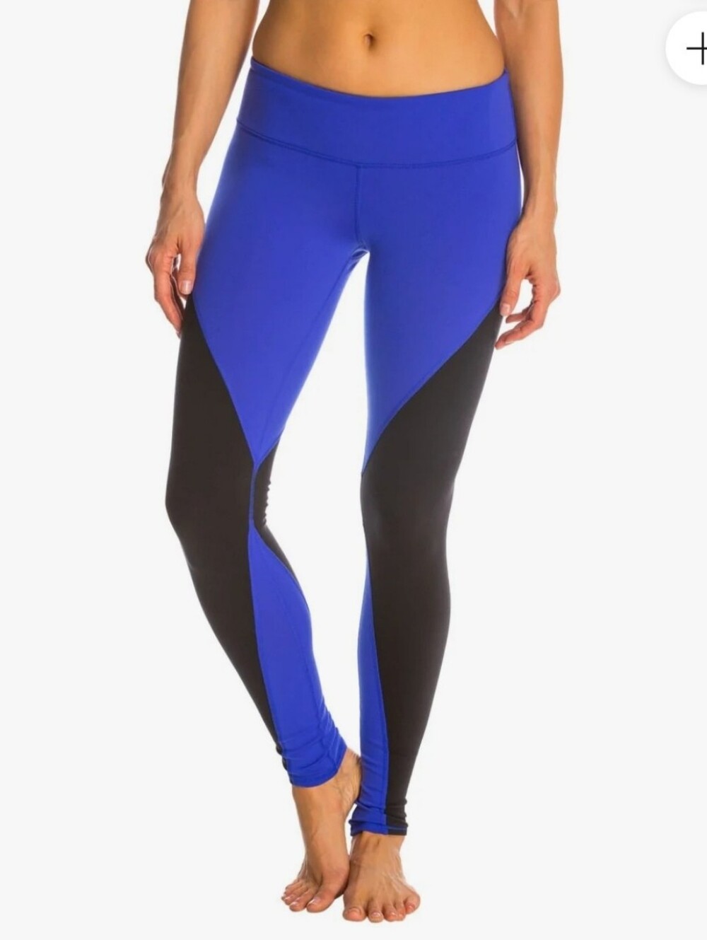 Alo Yoga Alo Illusion 4 Yoga Leggings size L Electric blue and Black - Picture 3 of 13
